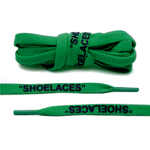 Green Off-White Style "SHOELACES"